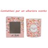 Bomboniera Matrimonio Barattolo Candela Produmata 7x8 Cm Tahiti Decoro Floreale Con Box