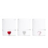 Bomboniera Matrimonio Set 2 Pezzi Bicchieri Vetro Cuori 3 Assortiti Con Box