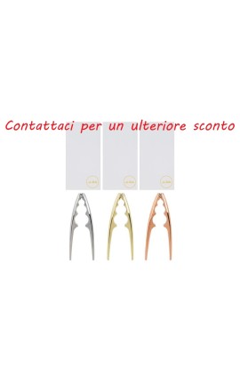 Bomboniera Matrimonio Schiaccianoci Metallo 3 Assortiti Con Box