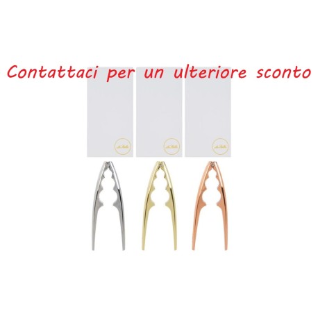 Bomboniera Matrimonio Schiaccianoci Metallo 3 Assortiti Con Box