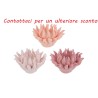 Bomboniera Matrimonio Compleanno Candela Corallo 3 Colori Assortiti Con Box