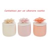 Bomboniera Matrimonio Scatola Candela Fiore 3 Colori Assortiti Con Box