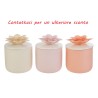 Bomboniera Matrimonio Scatola Fiore Porcellana  3 Colori Assortiti Con Box