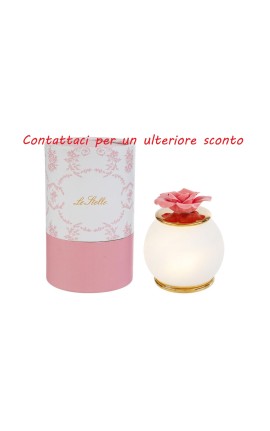 Bomboniera Matrimonio Lampada Led Fiore Porcellana Con Box