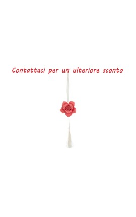 Bomboniera Matrimonio Appendino Calamita Fiore Porcellana Coral