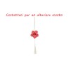 Bomboniera Matrimonio Appendino Calamita Fiore Porcellana Coral