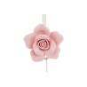 Bomboniera Matrimonio Appendino Calamita Fiore Rosa Porcellana Colore Rosa