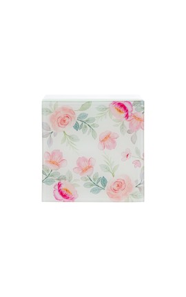 Bomboniera Matrimonio Scatola Vetro Fiori Portagioie Con Box