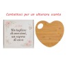 Bomboniera Matrimonio Tagliere Cuore Legno Con Box