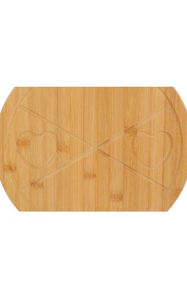 Bomboniera Matrimonio Set 2 Pz Tagliere Legno e Taglia Pizza  Con Box