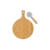 Bomboniera Matrimonio Set 2 Pz Tagliere Legno e Taglia Pizza  Con Box