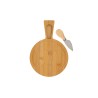 Bomboniera Matrimonio Set 2 Pz Tagliere Legno e Coltellino Formaggio Con Box