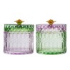 Bomboniera Matrimonio Compleanno Scatola Vetro Colorato 2 Assortiti Con Box