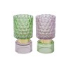Bomboniera Matrimonio Compleanno Portacandela Vetro Colorato 2 Assortiti Con Box