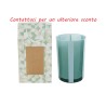 Bomboniera Matrimonio Vaso Vetro Verde Tondo Con Shopper