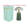 Bomboniera Matrimonio Lampada Vetro Fiore  Menta Con Box