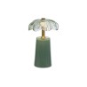 Bomboniera Matrimonio Lampada Vetro Fiore  Menta Con Box