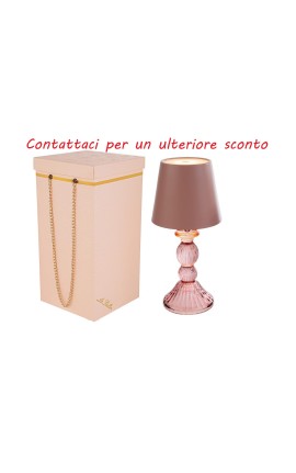 Bomboniera Matrimonio Lampada Dream Vetro Ciliegia Con Box Rosa