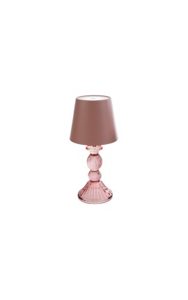 Bomboniera Matrimonio Lampada Dream Vetro Ciliegia Con Box Rosa