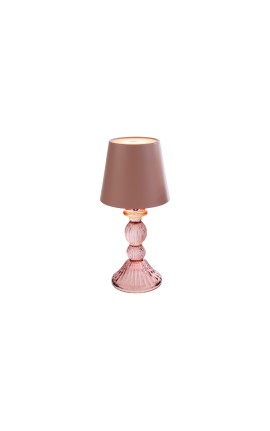 Bomboniera Matrimonio Lampada Dream Vetro Ciliegia Con Box Rosa
