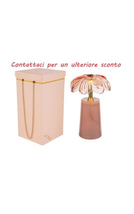 Bomboniera Matrimonio Lampada Vetro Fiore Ciliegia Con Box Rosa