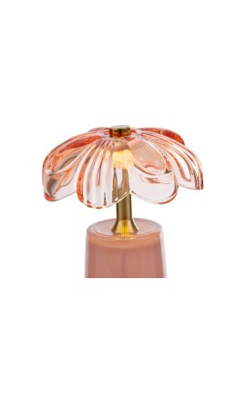 Bomboniera Matrimonio Lampada Vetro Fiore Ciliegia Con Box Rosa