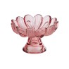 Bomboniera Matrimonio Alzatina Vetro Fiore Ciliegia Con Box Rosa