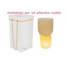 Bomboniera Matrimonio Lampada Vetro Vaso Beige Con Box Rose