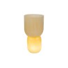 Bomboniera Matrimonio Lampada Vetro Vaso Beige Con Box Rose