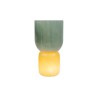 Bomboniera Matrimonio Lampada Vetro Vaso Verde Con Box Rose