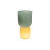 Bomboniera Matrimonio Lampada Vetro Vaso Verde Con Box Rose