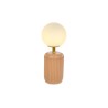 Bomboniera Matrimonio Lampada Vetro Beige Con Box Rose