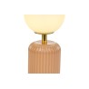 Bomboniera Matrimonio Lampada Vetro Beige Con Box Rose