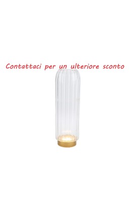 Bomboniera Matrimonio Vaso Led Trasparente Con Box