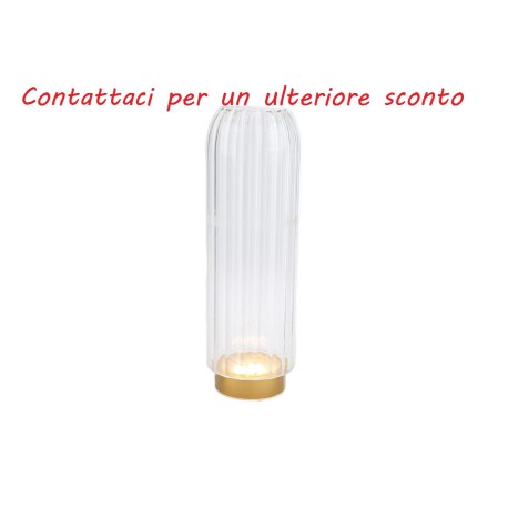 Bomboniera Matrimonio Vaso Led Trasparente Con Box
