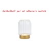 Bomboniera Matrimonio Vaso Led Trasparente h.12,5 Cm Con Box