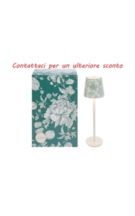 Bomboniera Matrimonio Lampada Touch Da Tavolo Fiori Verdi Con Color Box