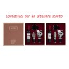 Bomboniera Matrimonio Set 4 Pz Accessori Vino 2  Assortiti Con Box