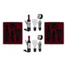 Bomboniera Matrimonio Set 4 Pz Accessori Vino 2  Assortiti Con Box