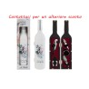 Bomboniera Matrimonio Set 5 Pz Accessori Vino In Bottiglia Sorsi D'Amore 2 Colori Assortiti Con Color Box