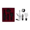 Bomboniera Matrimonio Set 4 Pz Accessori Vino Sorsi D'Amore Con Box