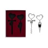 Bomboniera Matrimonio Set 2 Pz Accessori Vino Sorsi D'Amore Con Box