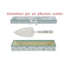 Bomboniera Matrimonio Paletta Torta Aria Di Provenza Metallo e Porcellana Con Box