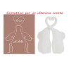 Bomboniera Matrimonio Set 2 Elefantini Porcellana Bianca h.35 Cm Con Box