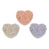 Bomboniera Battesimo Compleanno Scatola Cuore Fiori 3 Colori Assortiti Con Shopper