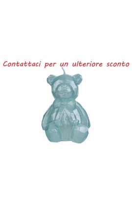 Bomboniera Battesimo Compleanno Candela Orsetto