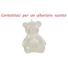 Bomboniera Battesimo Compleanno Candela Orsetto h.8 Cm