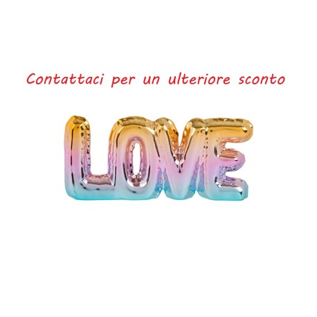 Bomboniera Matrimonio Scritta Love Shine Porcellana Con Shopper