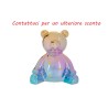 Bomboniera Battesimo Compleanno Orsetto Porcellana Led Multicolore Con Shopper