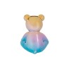 Bomboniera Battesimo Compleanno Salvadanaio Orsetto Porcellana Multicolore Con Shopper